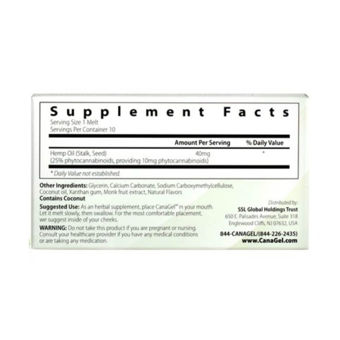 CanaGel Hemp Oil - Image 3