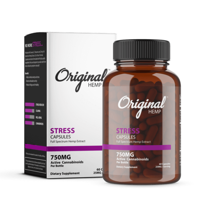 Stress Capsules | Full Spectrum Hemp Extract - Image 1